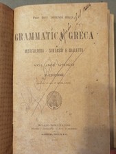 LORENZO ROCCI GRAMMATICA GRECA MORFOLOGIA SINTASSI E DIALETTI 1917