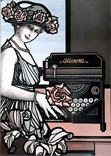 1977 * Poster Originale "Mata Hari Olivetti, Ivrea - Flavio Costantini" Italia (