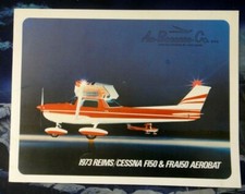 DEPLIANT REIMS / CESSNA F150 & FRA150 AEROBAT 1973 - AEROPLANO AEREO AEROPORTO