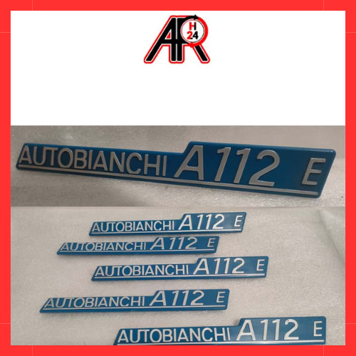 Sigla scritta autobianchi a112 - sigla,