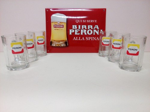 Boccali peroni insegna - +,