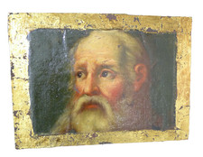 DIPINTO ANTICO XVII SEC. 1600 FRAMMENTO RITRATTO IDEA REGALO IDEA ARREDO