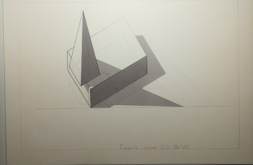 Una tavola disegno tecnico - tavola, di