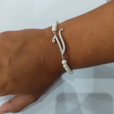 BRACCIALE PERLE DI 4MM LETTERA