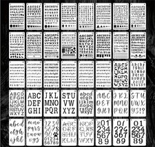 40 pezzi Lettera Stencil per