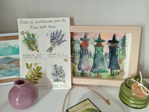 Disegno incorniciare erbe - disegno, da