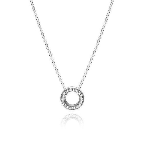 Collana pandora firma cuore - pandora, di