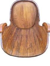 VINTAGE SEDIA POLTRONA LEGNO