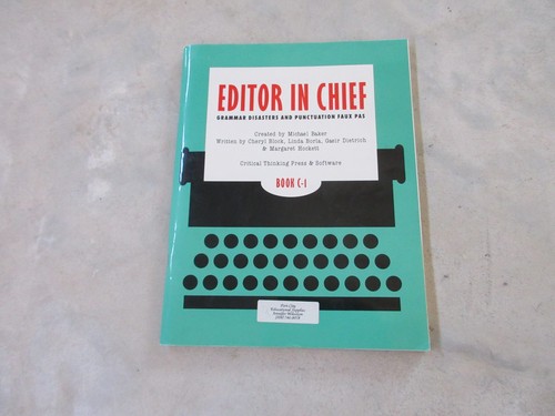 Editor chief book 1 - chief,