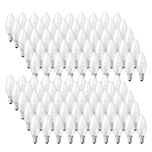 100 lampadine candele 40w - x,