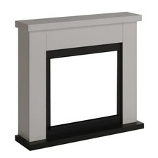 Cornice per Caminetto Elettrico Beige Tagu Frode in Legno MDF Camino