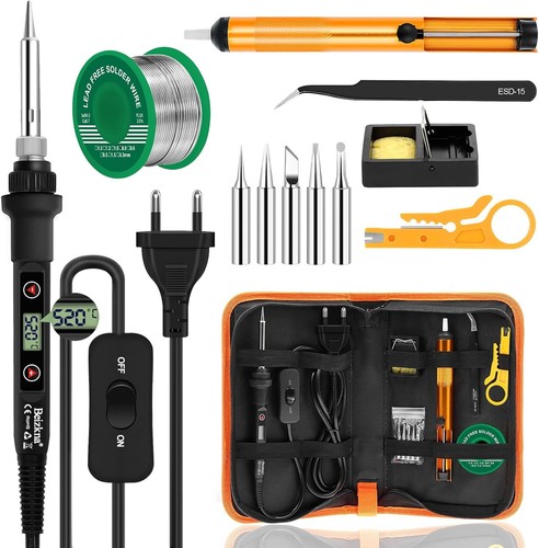 Saldatore stagno kit 80w lcd - a,