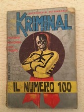 KRIMINAL N  100  IL NUMERO 100 ANNO 1967