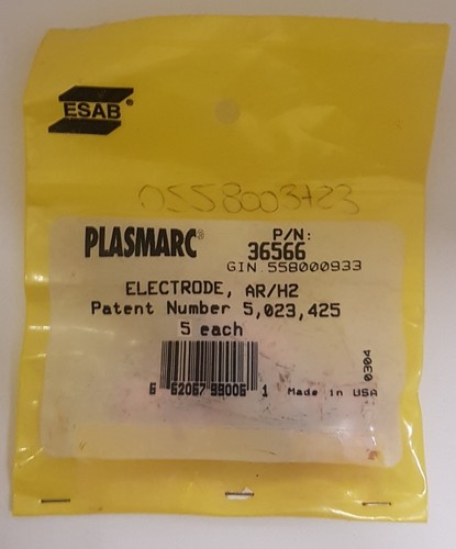 Elettrodi plasmarc 36566 h2 - plasmarc, ar/h2