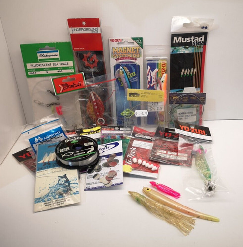 Lotto stock materiale pesca - lotto, da