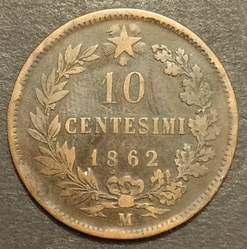 Centesimi lire valore 1862 - centesimi,