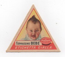 Bellissima figurina triangolare Bebé Galbani Etichetta Gialla - OTTIMA