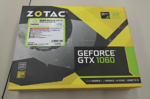 Zotac gtx 1060 6gb gddr5 - gtx, gpu