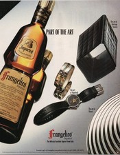 Liquore Frangelico Stampa Originale 1989 Pubblicità Liquore Nocciola Italia