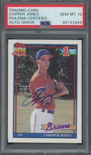 1991 topps 333 chipper - #333,