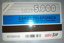 SCHEDA TELEFONICA RARA - PROVA