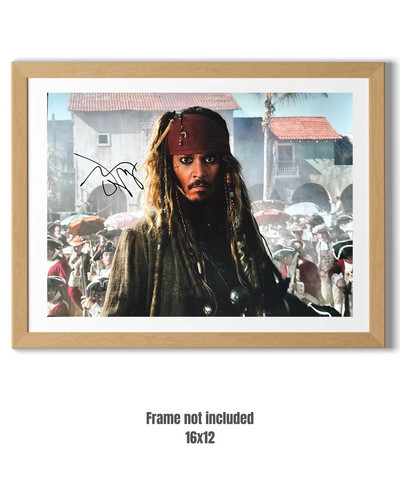 Johnny depp hand signed - johnny,