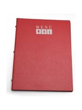 PORTA MENU SMALL 23 X 33 ROSSO