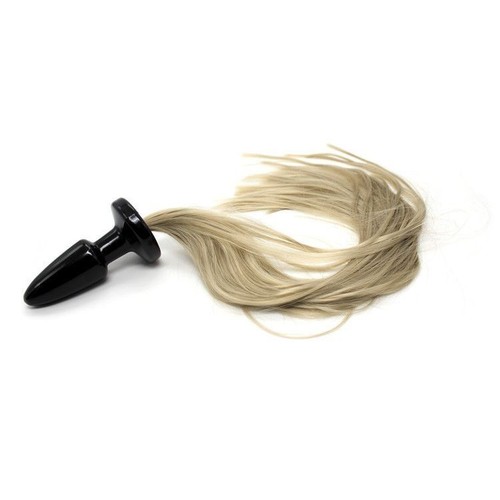 Plug anale dildo con coda
