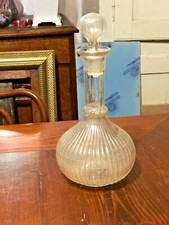 BOTTIGLIA CON VETRO LAVORATO DELLA PRIMA META' DEL 900