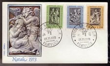 ITALIA 1973 - FDC ROMA - NATALE - (vedi foto) Busta modello 3