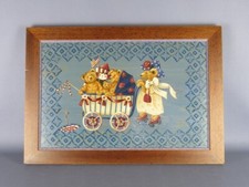 Vintage quadro con orsetti - quadro,