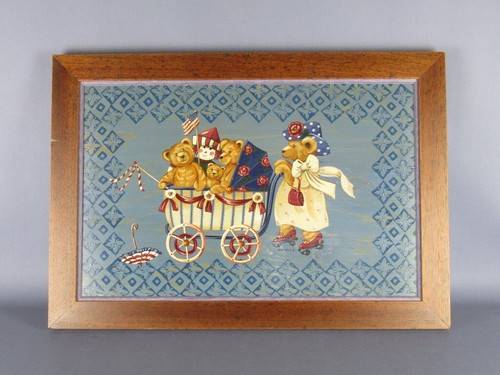 Vintage quadro con orsetti - con,