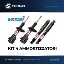 SET 4 AMMORTIZZATORI WKTORY FIAT PANDA II 1.2 1200 CC 44 KW 60 CV BENZINA 169