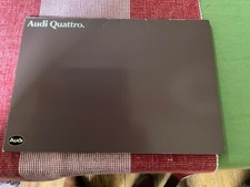 AUDI  QUATTRO COUPE  DEPLIANT BROCHURE PROSPEKT  1980