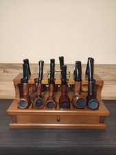 Portapipe/Poggiapipe/Supporto Per 12 Pipe Con Cassetto