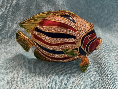 Cofanetto portagioie pesce - a,