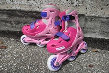 ROLLER PATTINI IN LINEA - TRE RUOTE - MISURA REGOLABILE PER BIMBE