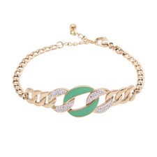 bracciale acciaio dorato