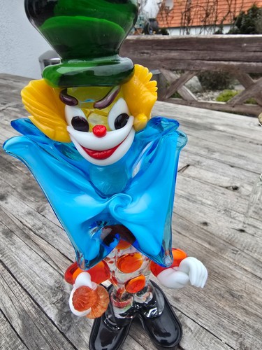 Statua clown vetro - statua,