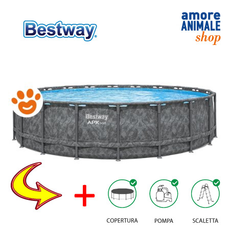 Bestway piscina rotonda apx - piscina,