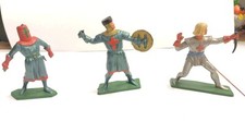 Lotto 3 Soldatini Medioevali Starlux con Mancanze scala 1/32