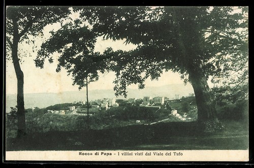 Cartolina rocca papa i - cartolina, di