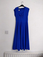 Abito blu elettrico vintage