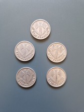 Lotto 5 Monete 1 franco
