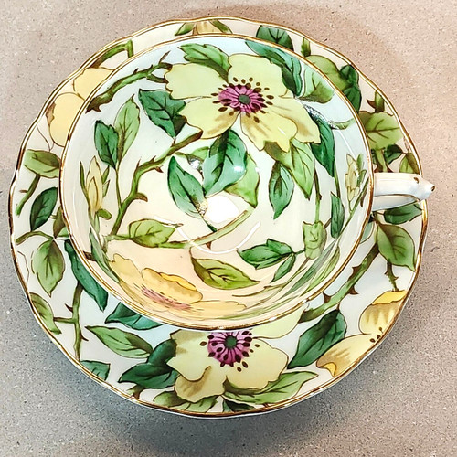 Piattino tazza tè vintage - da,