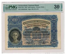 Banconota SVIZZERA 100 franchi