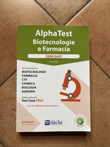 Alpha test biotecnologie - alpha,