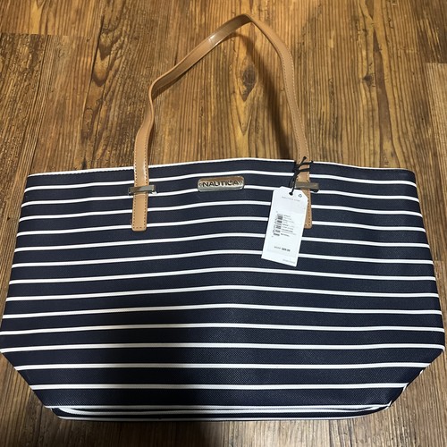 Nuova tote nautica - nuova, indaco