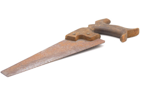 Antico seghetto manuale con