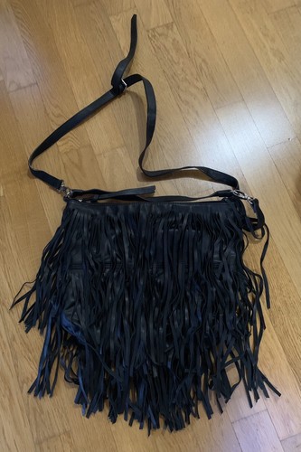Borsa con frange tracolla - borsa,